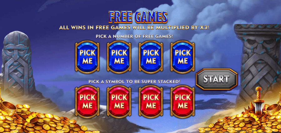 Vikings Empire Treasures Picking Number And Symbol Of Free Games - -
