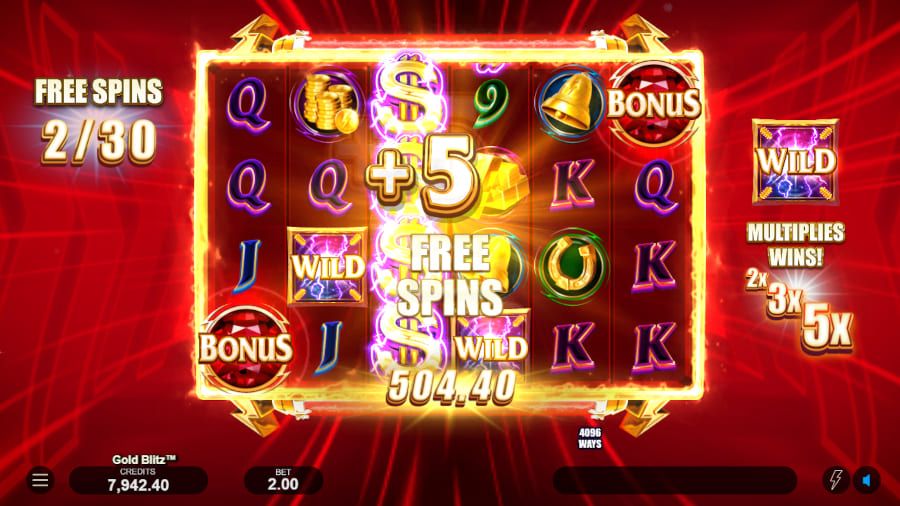 Gold Blitz Free Spins Retrigger - -