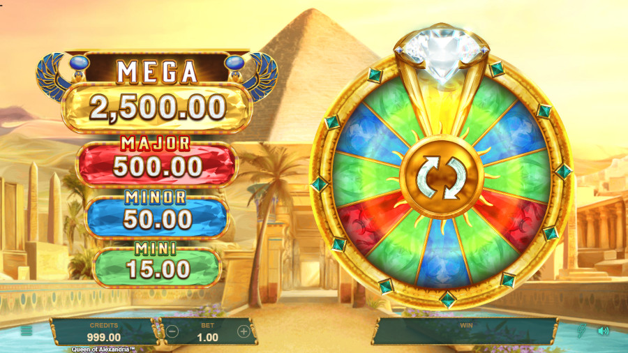 Queen Of Alexandria Feature Bonus Wheel - -