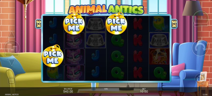 Animal Antics Big Spin Bonus Round - -