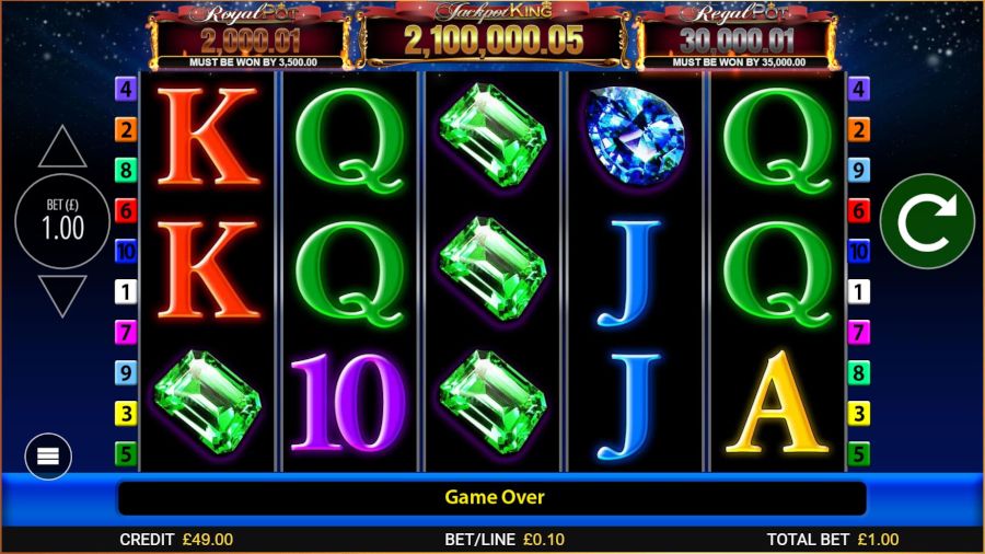 Crown Gems Jackpot King Base Game - -