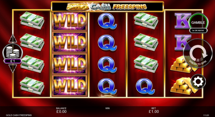 Gold Cash Freespins Base Game - -