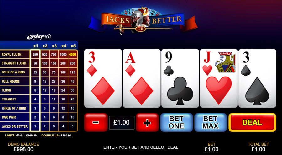 Jacks Or Better Base Game - -