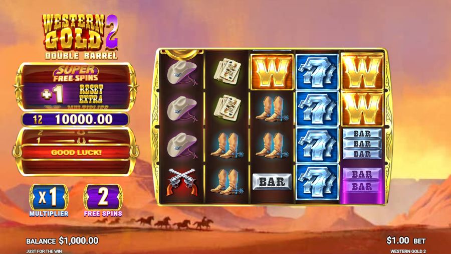 Western Gold 2 Free Spins - -