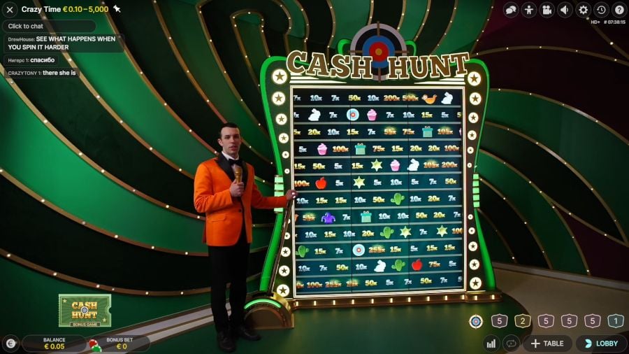 Crazy Time Cash Hunt - -