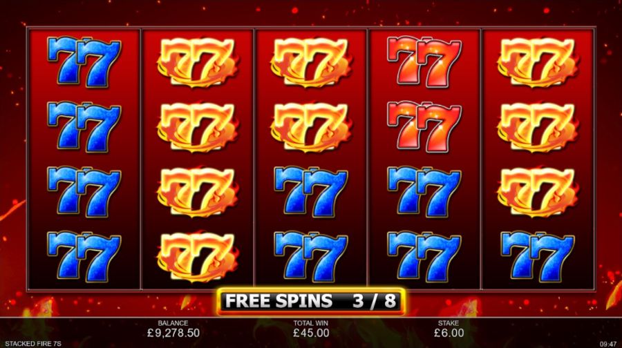 Stacked Fire 7s Free Spins - -