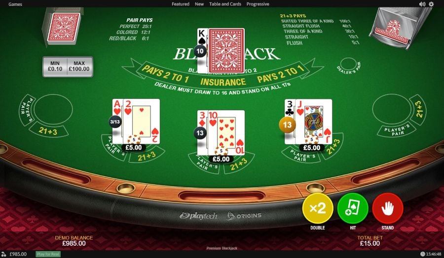 Premium Blackjack Gameplay - -
