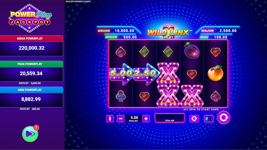 Wild Linx Powerplay Jackpot Main Game - -