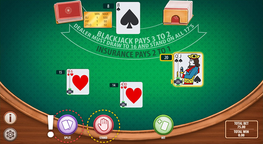 Dont Split 10 Value Cards - -