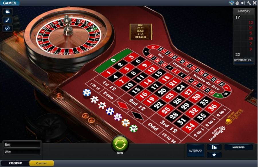 Penny Roulette Main Screen - -