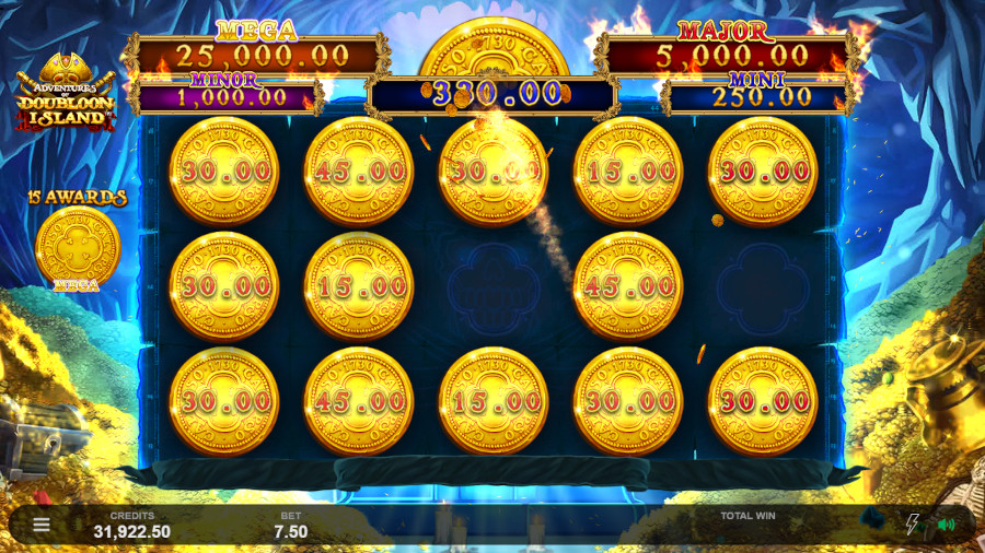 Adventures Of Doubloon Island Slot Game Hyperhold Collect - -