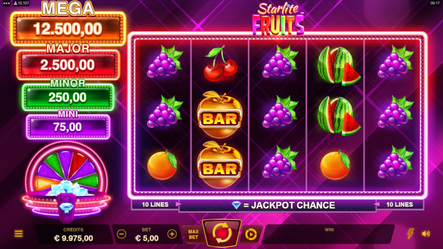 Starlite Fruits Main Game - -
