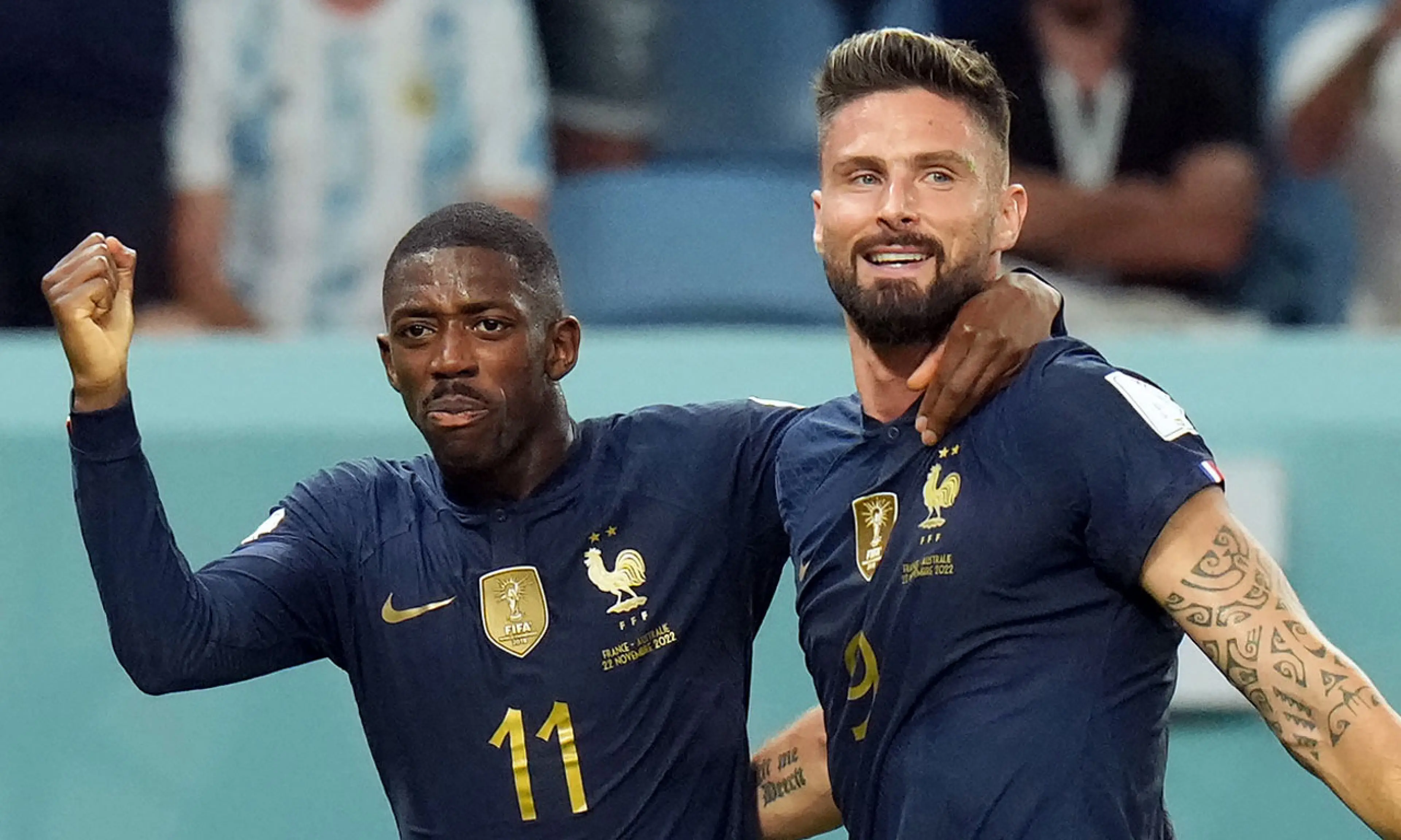 Ousmane Dembele, Olivier Giroud, France