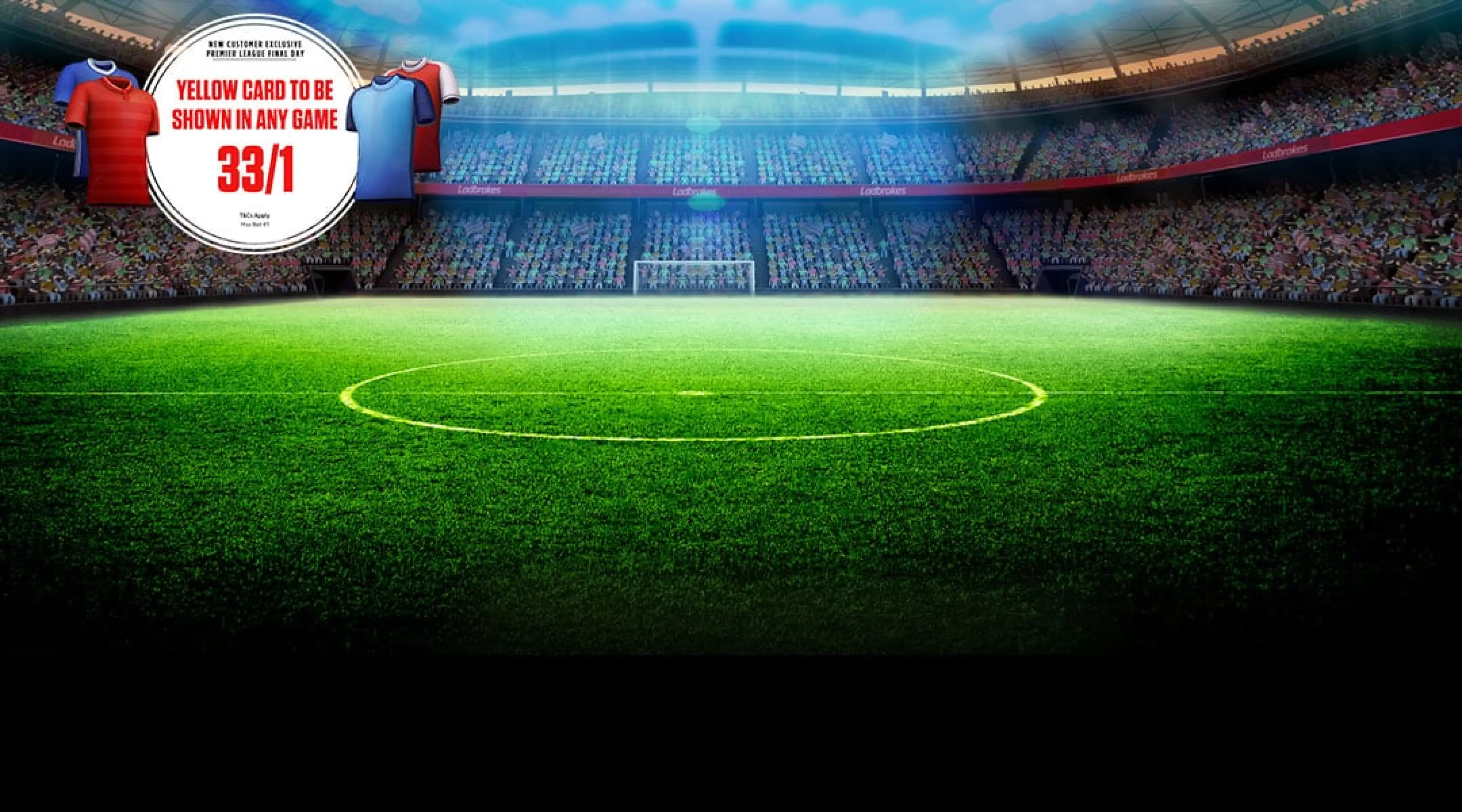Yellow card odds - new Ladbrokes customers