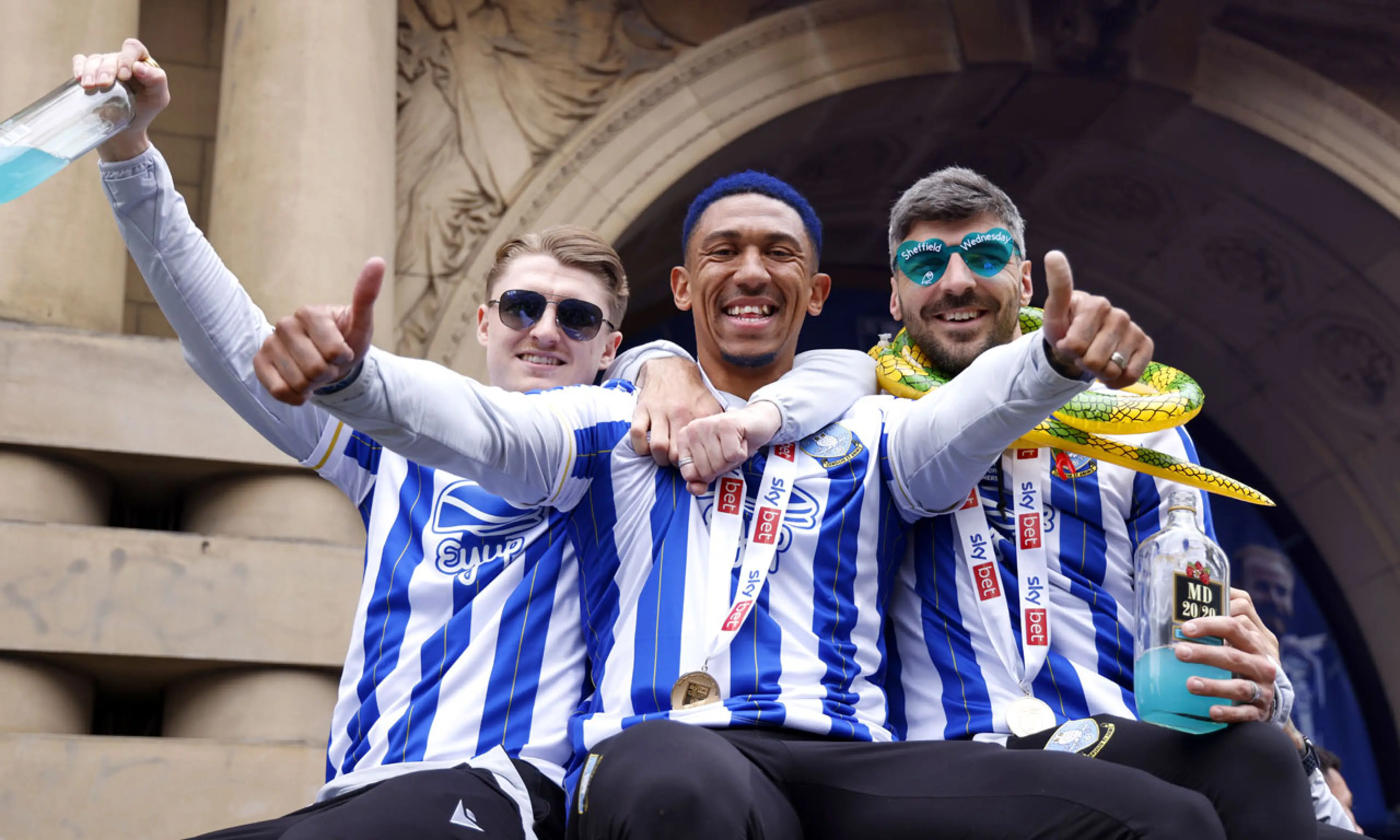 George Byers, Liam Palmer, Callum Paterson, Sheffield Wednesday