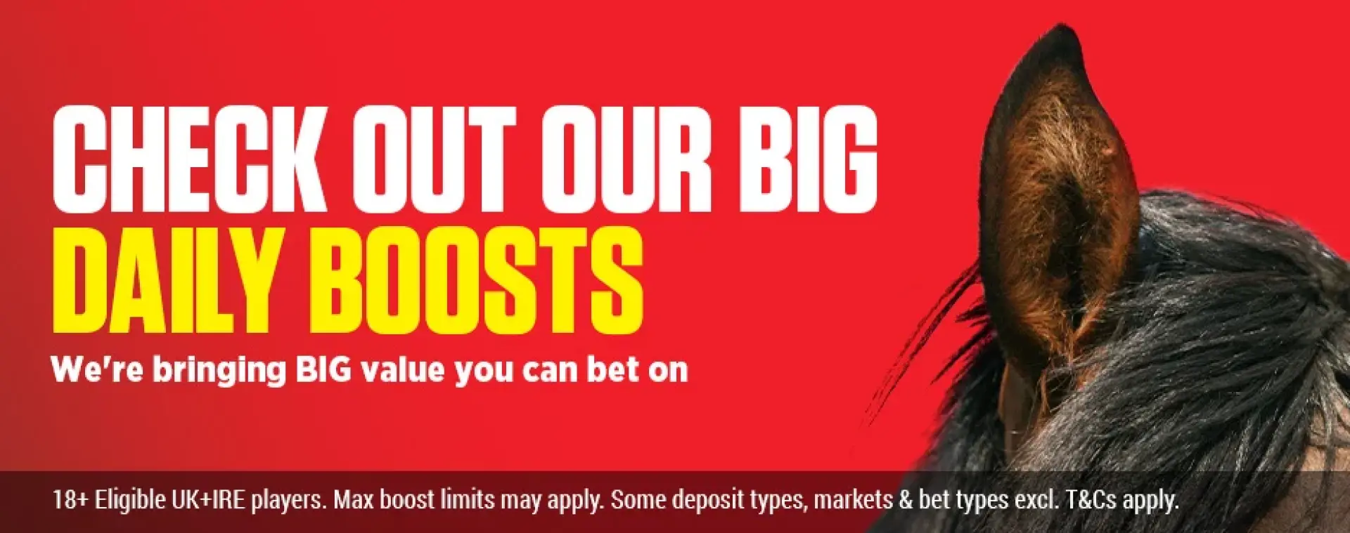 Odds boost