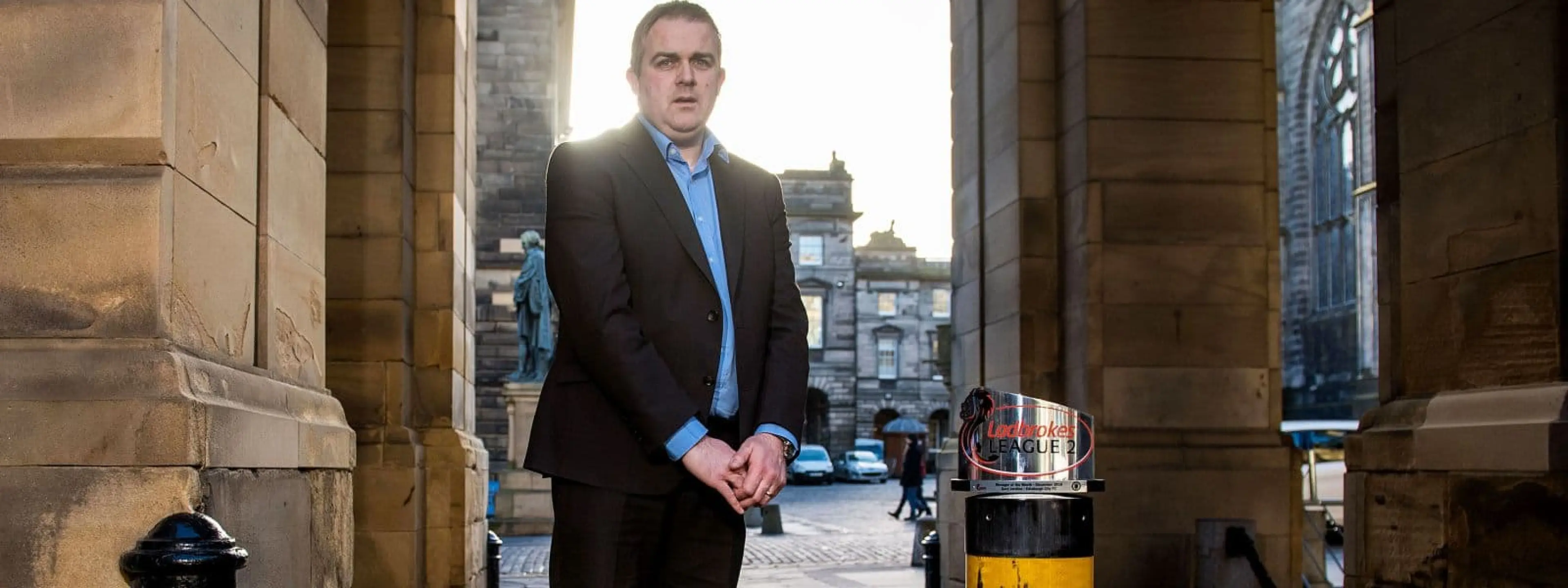 Gary Jardine - Ladbrokes League 2 Manager of the Month for December 2016