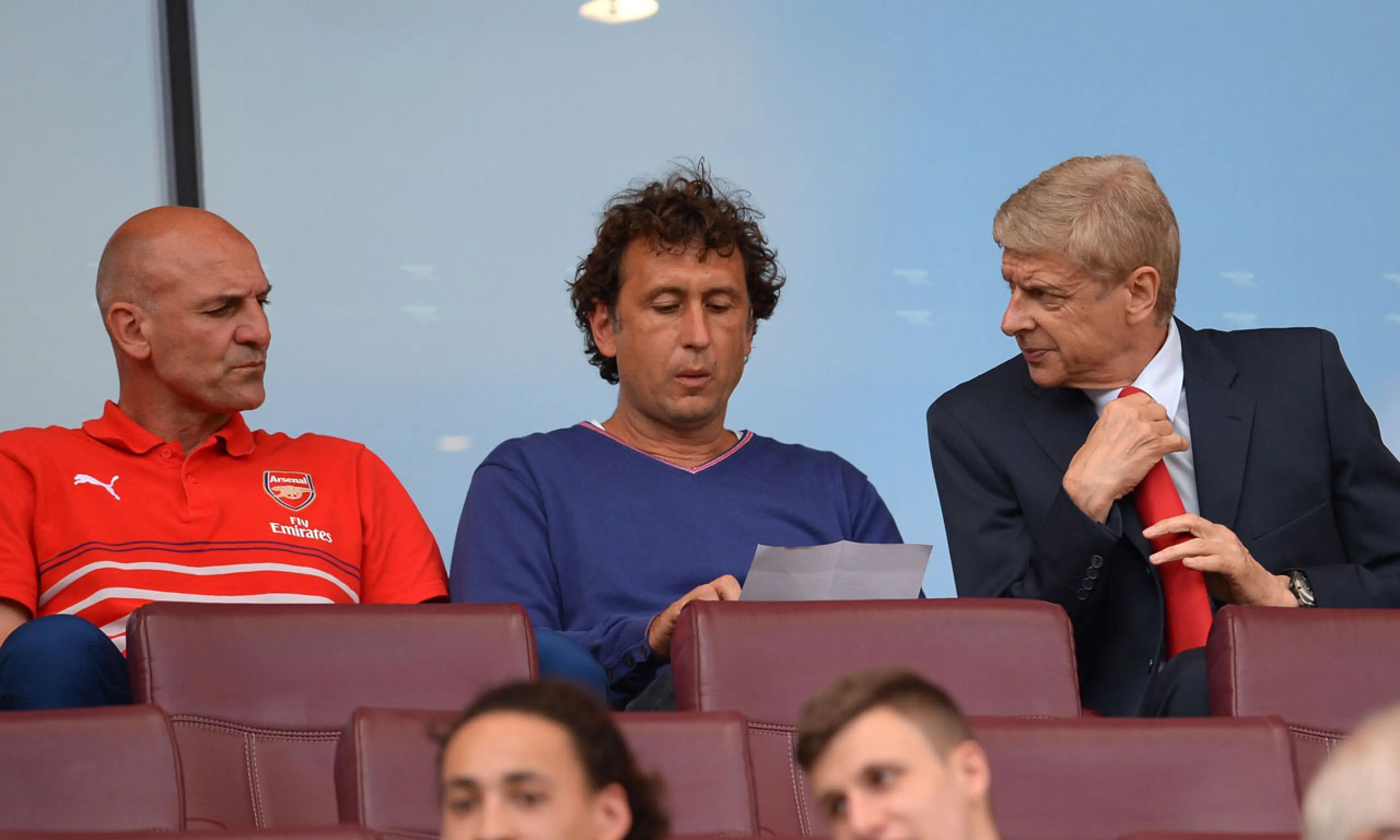 Steve Bould, Gilles Grimandi, Arsene Wenger