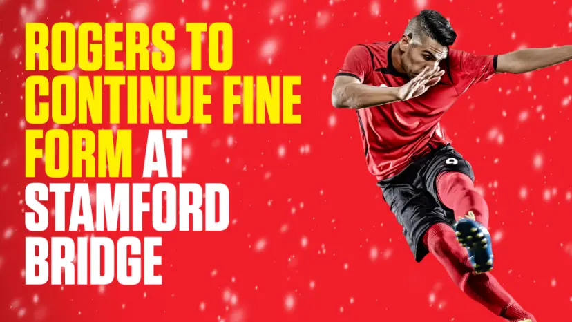 OnS SEO Sports 960x540 ROGERS TO CONTINUE FINE FORM AT STAMFORD BRIDGE (UK) 