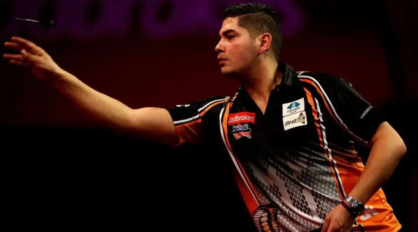 Jelle Klaasen in action at the 2014 World Championships