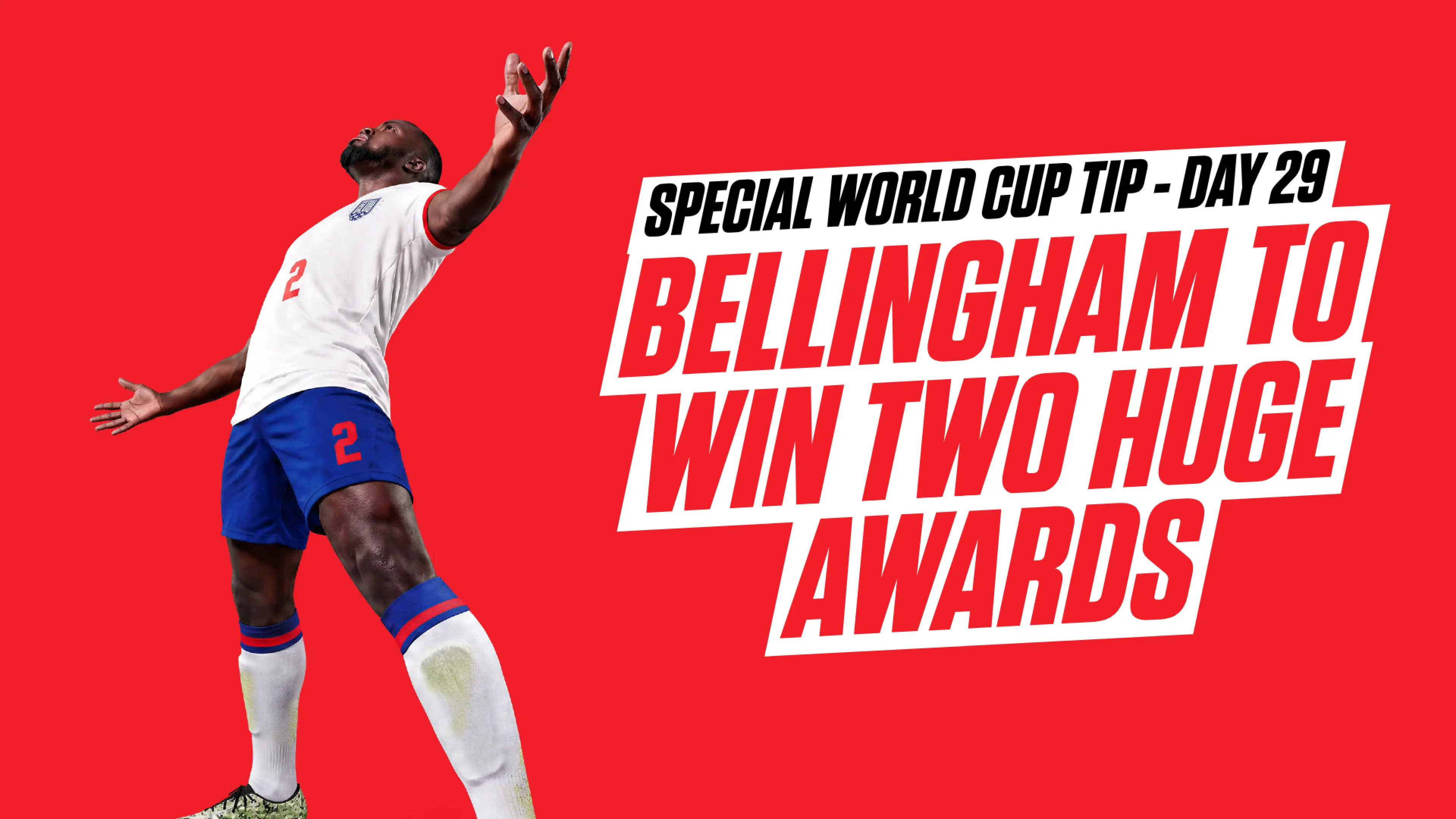 Ladbrokes' daily World Cup tip: Jude Bellingham tipped for Golden Ball & SPOTY triumph