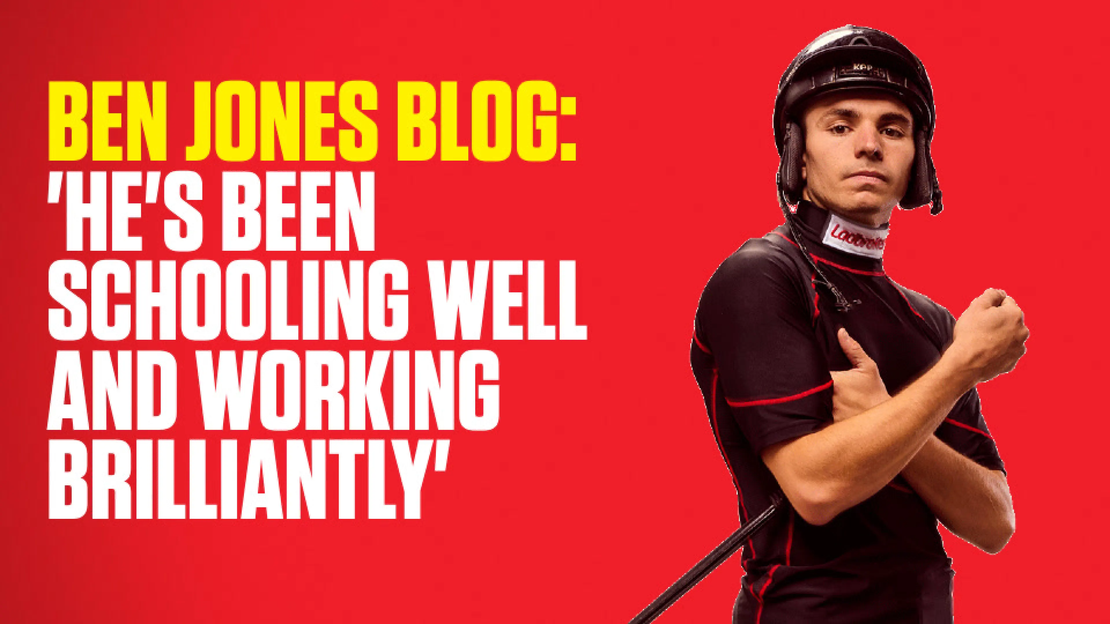 OnS SEO Sports 960x540 BEN JONES BLOG HE S BEEN SCHOOLING WELL AND WORKING BRILLIANTLY (UK) 