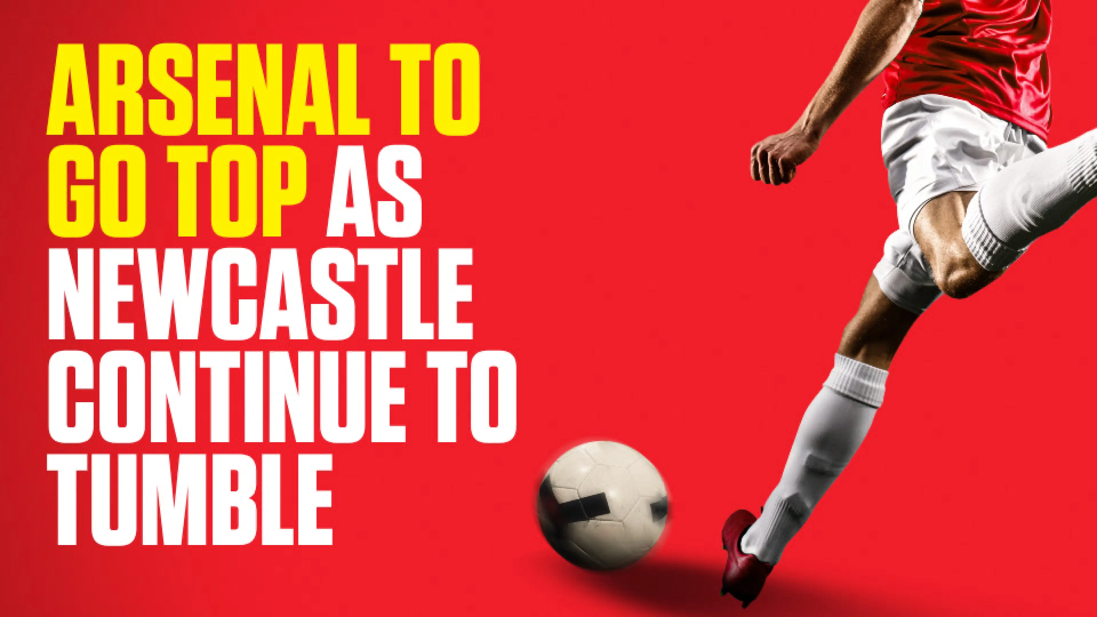 OnS SEO Sports 960x540 ARSENAL TO GO TOP AS NEWCASTLE CONTINUE TO TUMBLE (UK) 