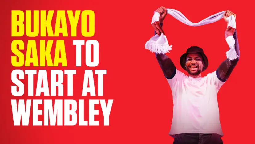 OnS SEO Sports 960x540 BUKAYO SAKA TO START AT WEMBLEY (UK) 