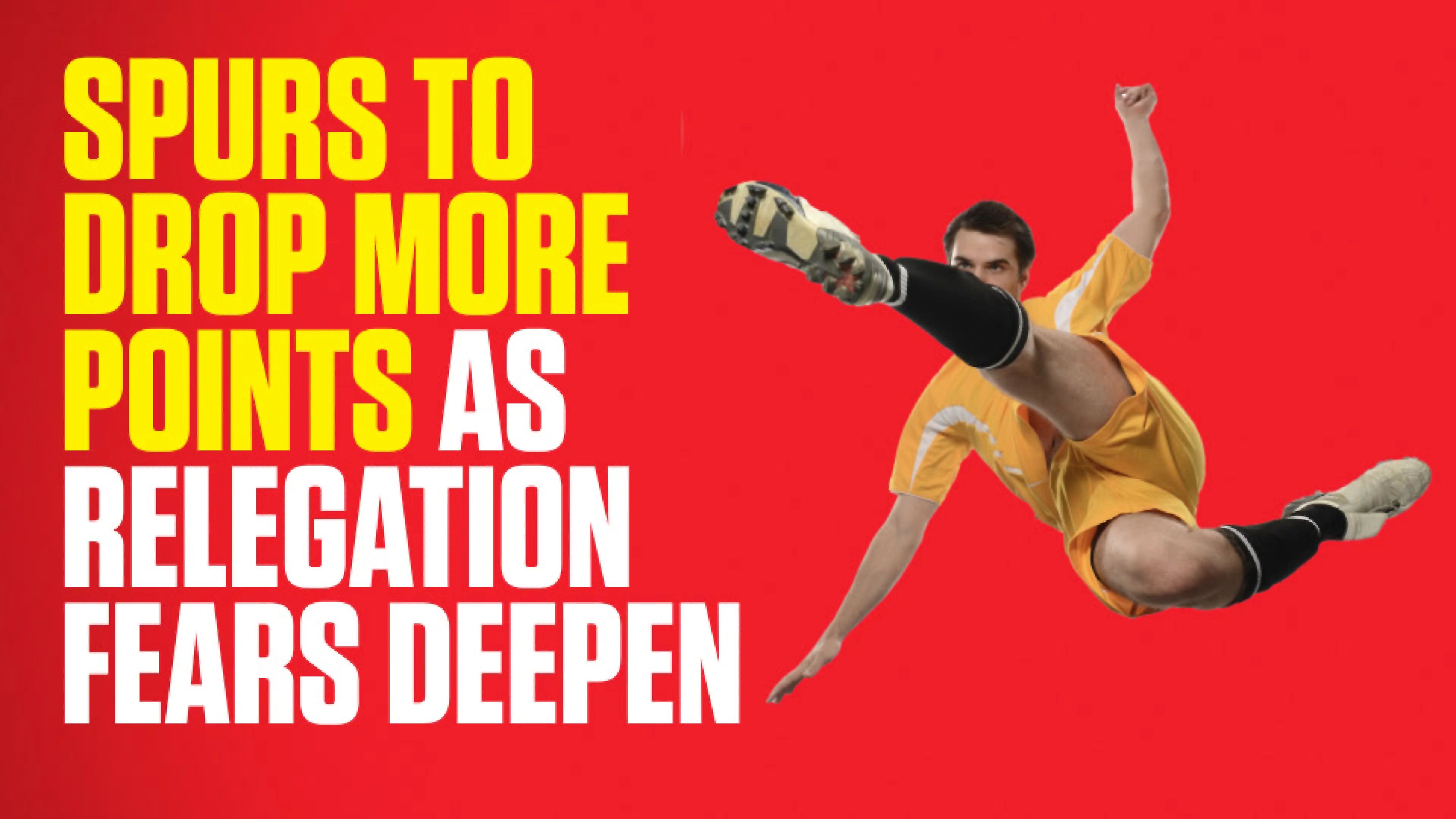 OnS SEO Sports 960x540 SPURS TO DROP MORE POINTS AS RELEGATION FEARS DEEPEN (UK) 