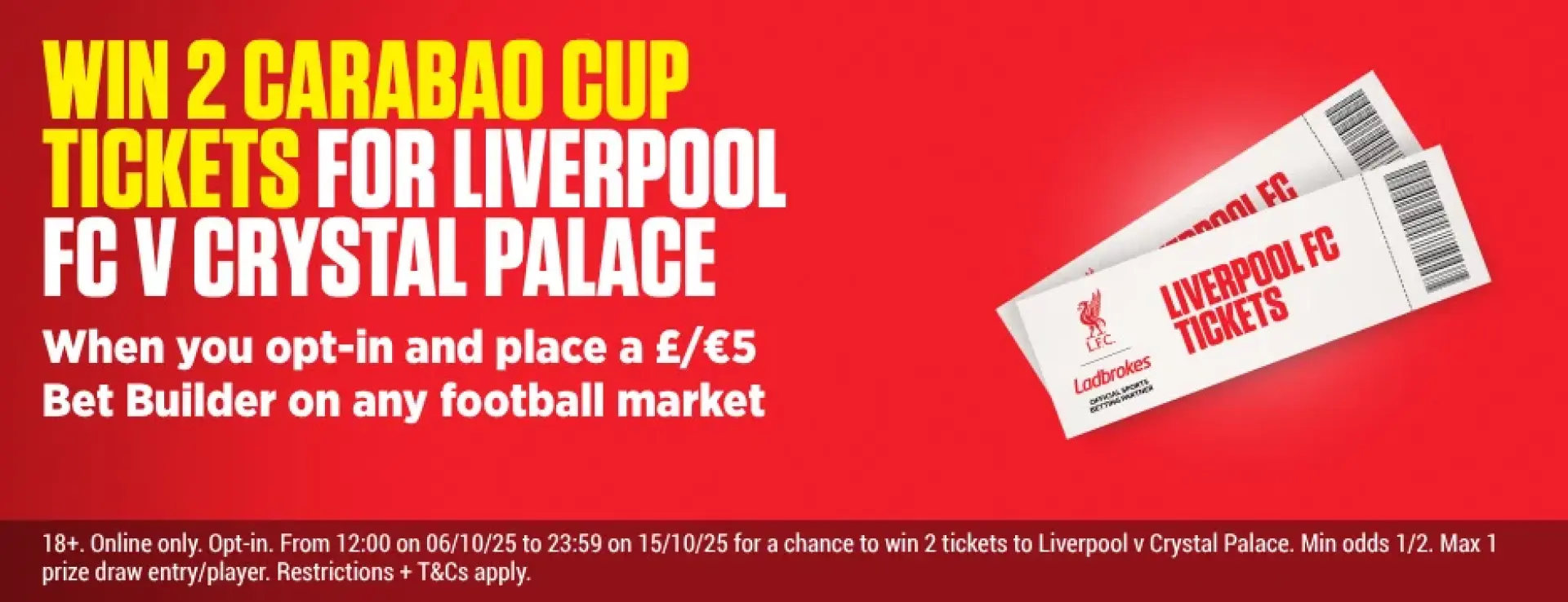 Liverpool vs Palace tickets