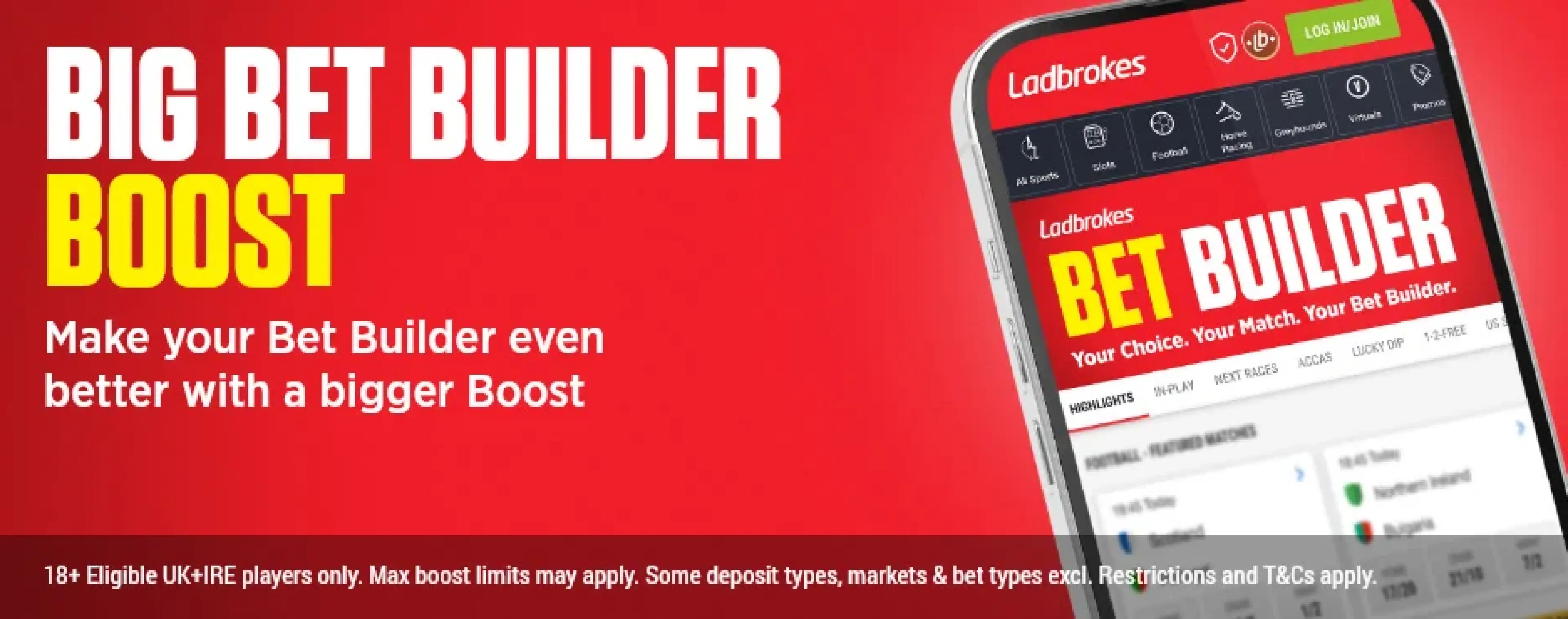 Bet builder boost