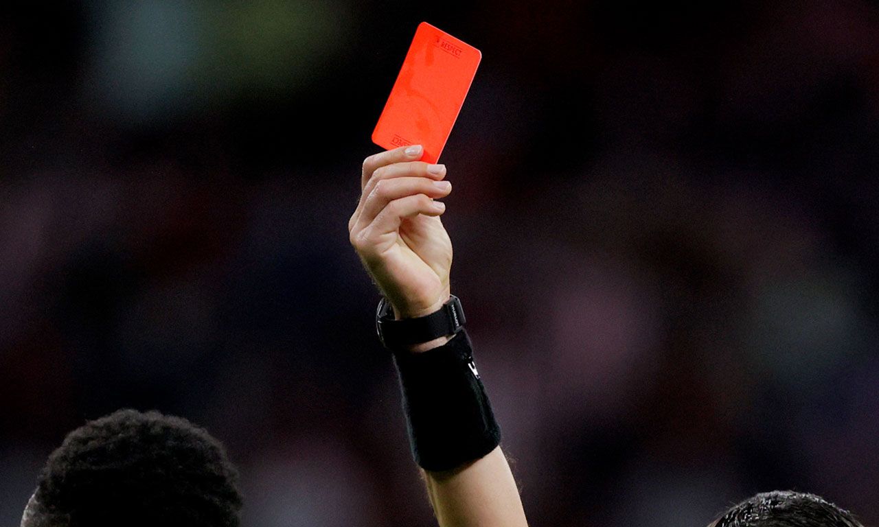 Quickest red cards in Premier League history