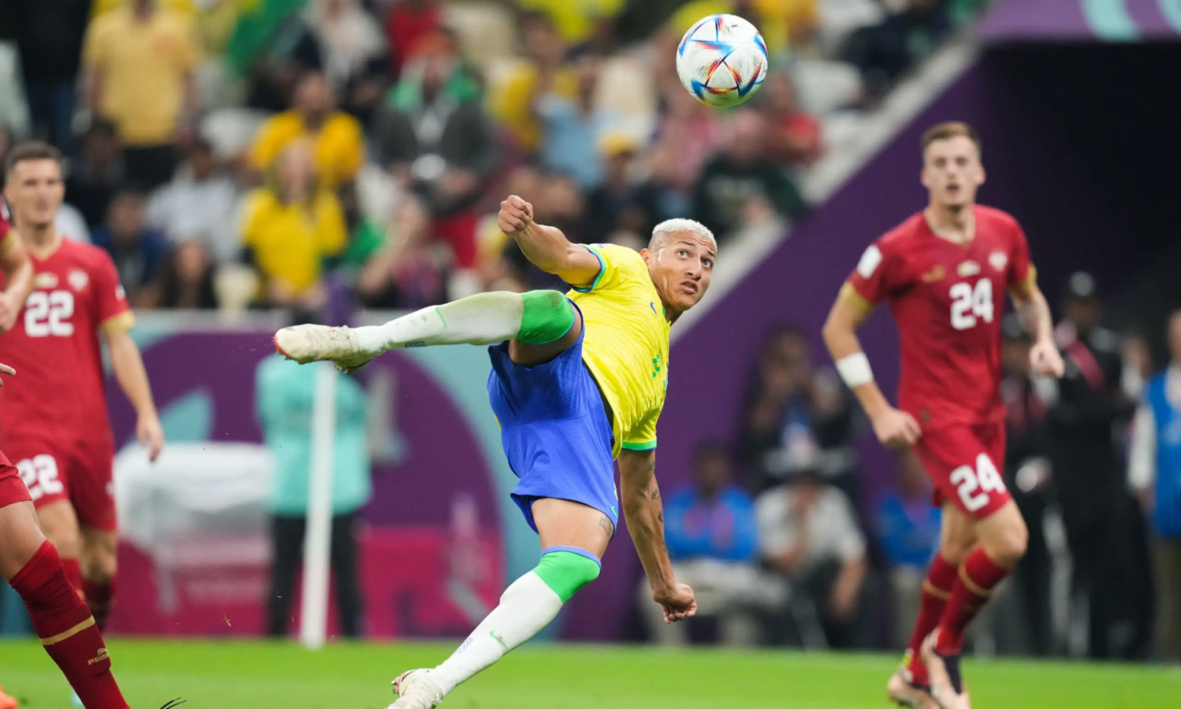 Richarlison, Brazil v Serbia