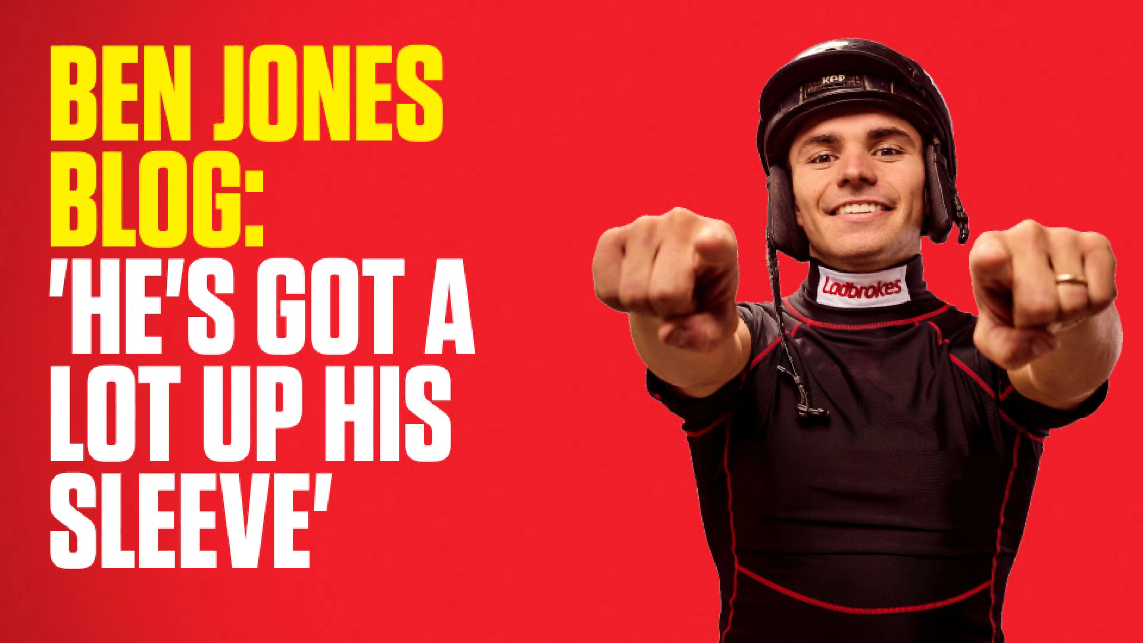 ben jones has got a lot up his sleeve in his recent blog