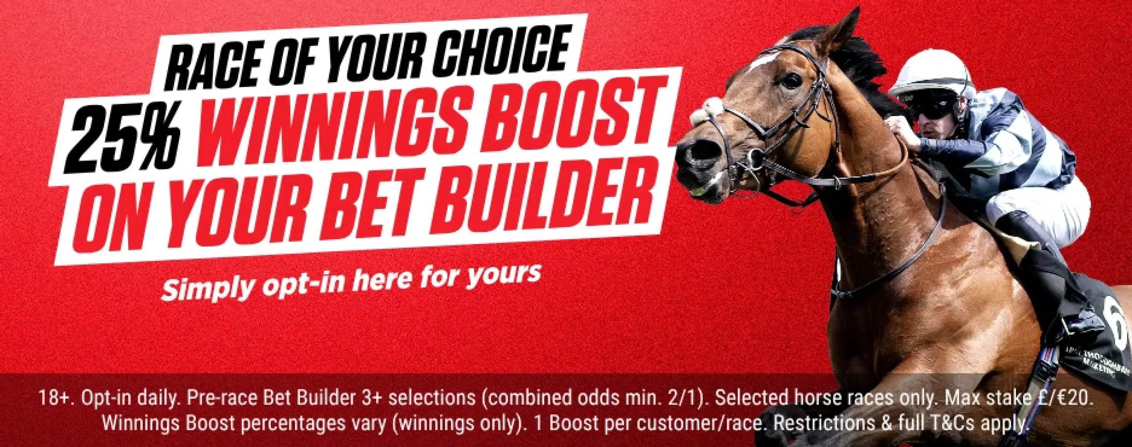 25% winning boost