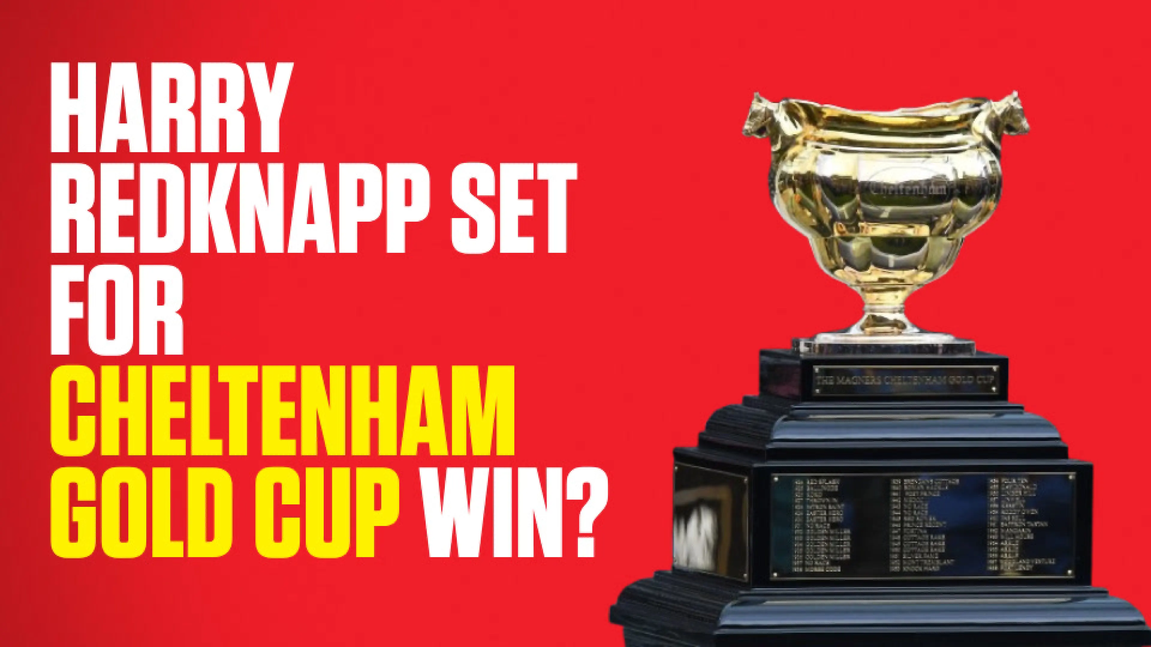 OnS SEO Sports 960x540 HARRY REDKNAPP SET FOR CHELTENHAM GOLD CUP WIN (UK) 