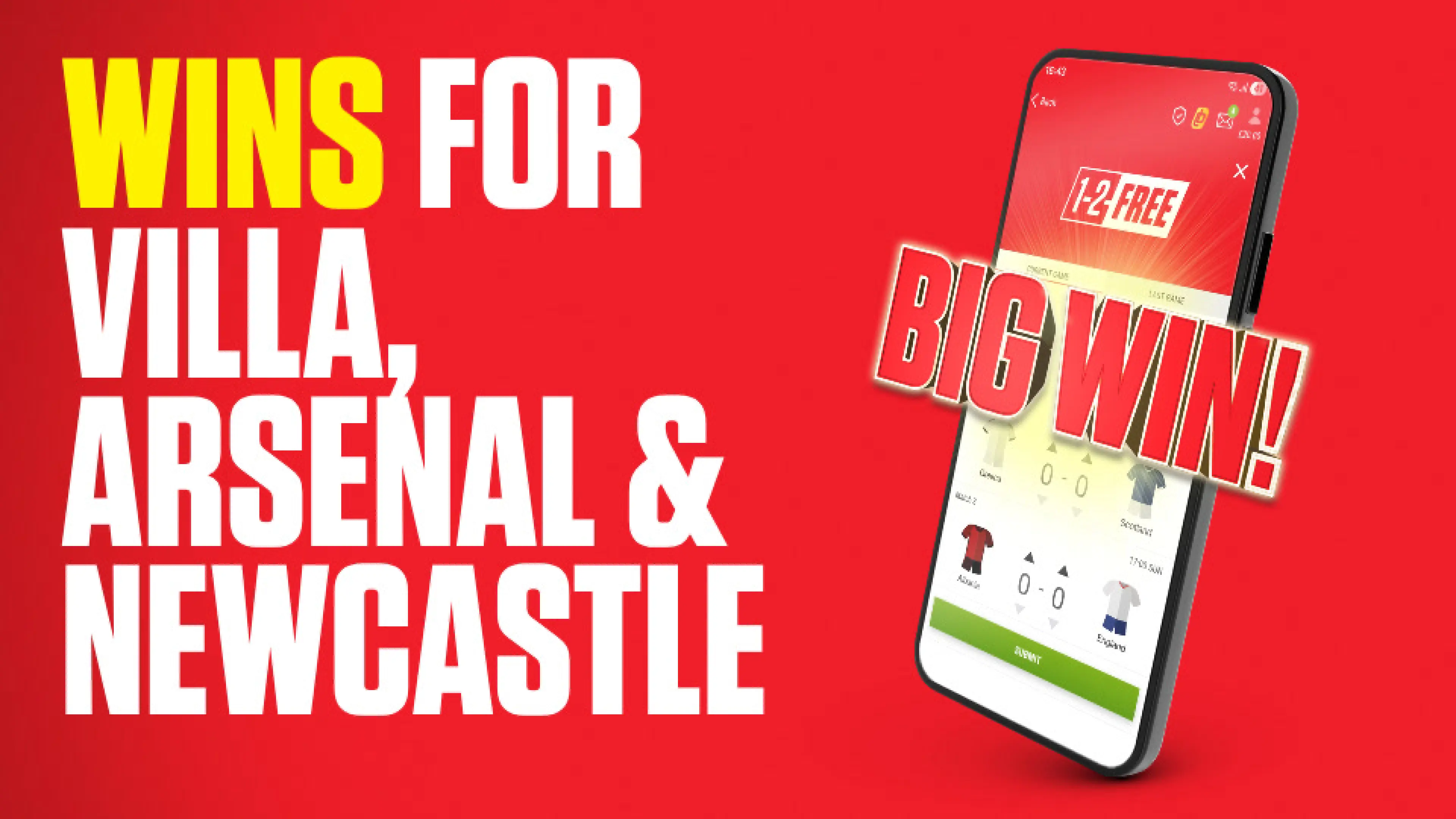 OnS SEO Sports 960x540 WINS FOR VILLA ARSENAL NEWCASTLE (UK) 